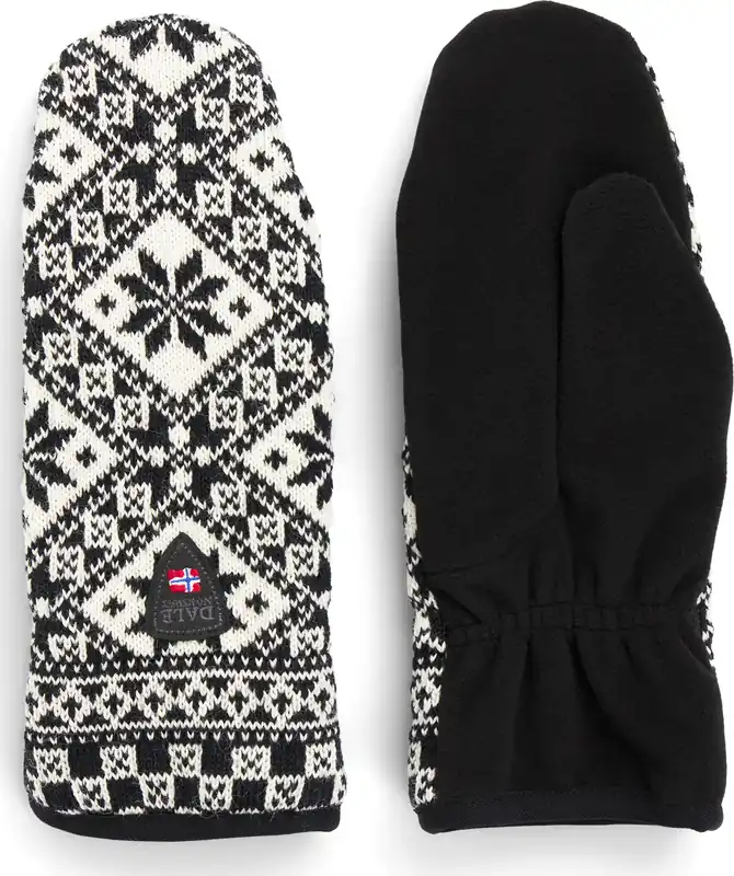 Bästa pris Dale of Norway Unisex Bjor⌀y Polar Mittens Black/Offwhite