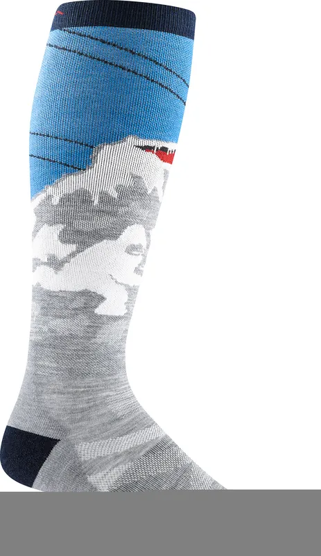 Darn Tough Men's Heady Yeti OTC Midweight With Cushion Gray Erbjudandepris