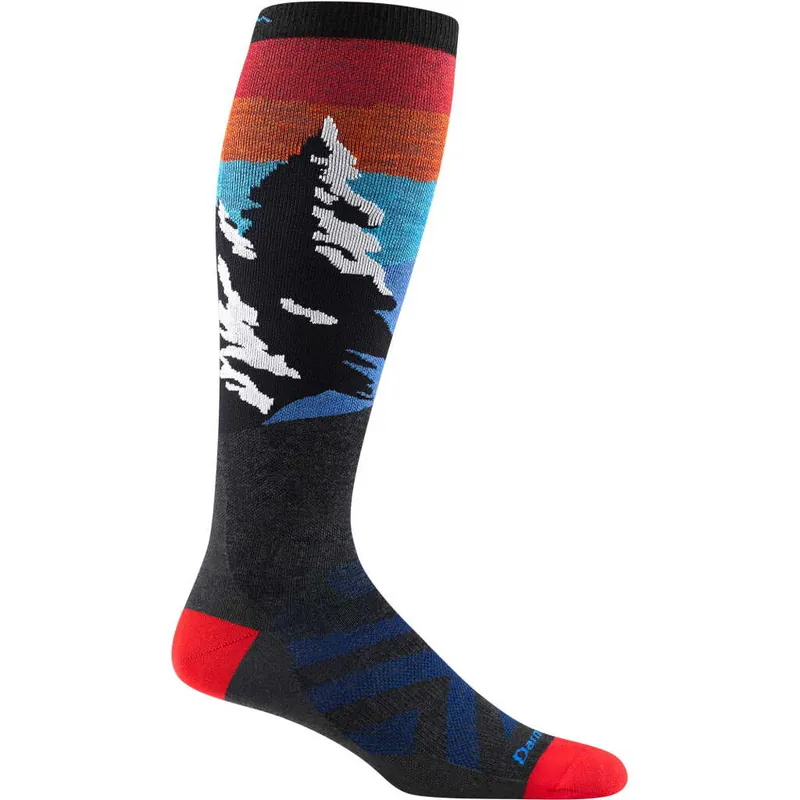 Bästa pris Darn Tough Men's Solstice Over-The-Calf Lightweight Ski & Snowboard Sock Charcoal