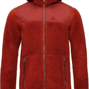 Elevenate Men's Glacier Pile Hood Ginger Beige Sista chansen