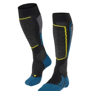 Falke Men's SK2 Skiing Knee-High Socks Light Grey risnedsättning