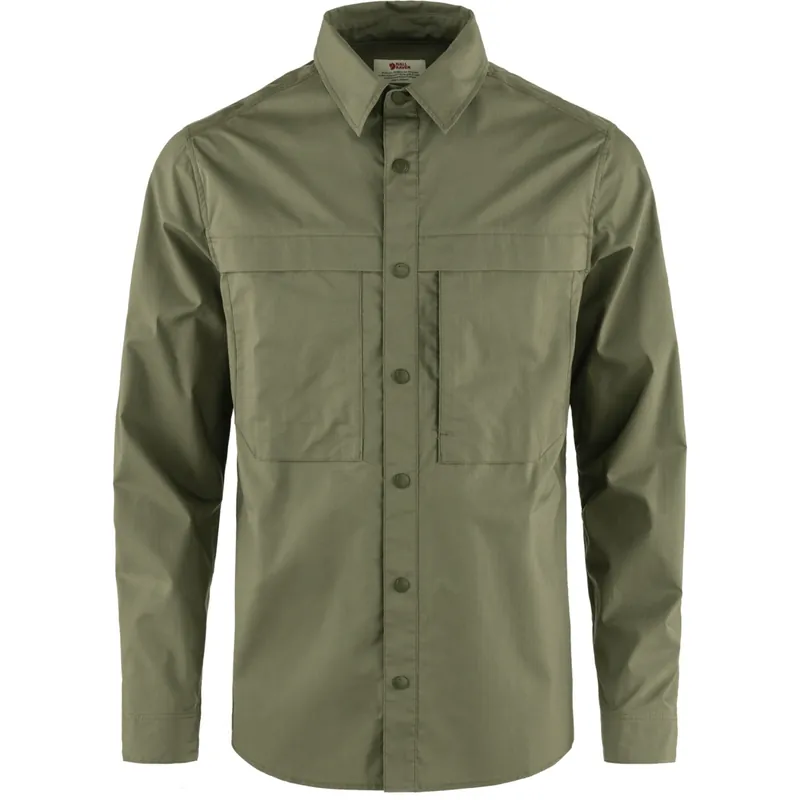 Bästa pris Fjällräven Men's Abisko Trail Shirt Long Sleeve Green