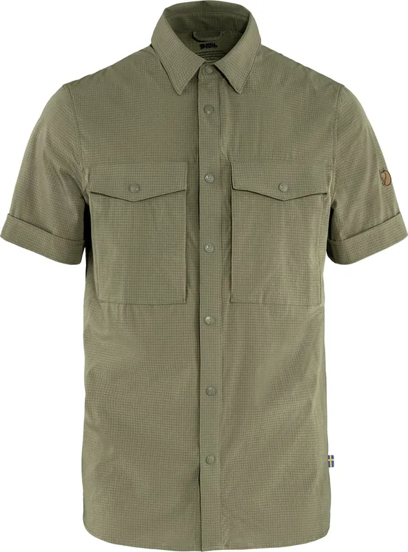 Fjällräven Men's Abisko Trekking Shirt SS Light Olive Nyhet