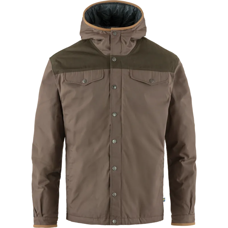 Begränsat erbjudande Fjällräven Men's Greenland No. 1 Down Jacket Suede Brown-Dark Olive