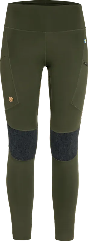 Fjällräven Women's Abisko Trekking Tights HD Deep Forest Bästa pris