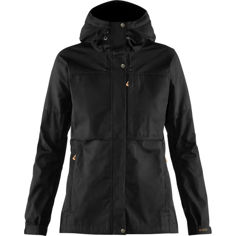 Fjällräven Women's Kaipak Jacket Black Extra rabatt