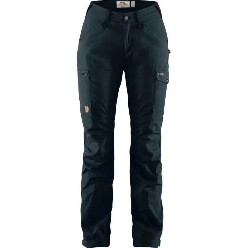 Rabatt Fjällräven Women's Kaipak Trousers Curved Dark Navy