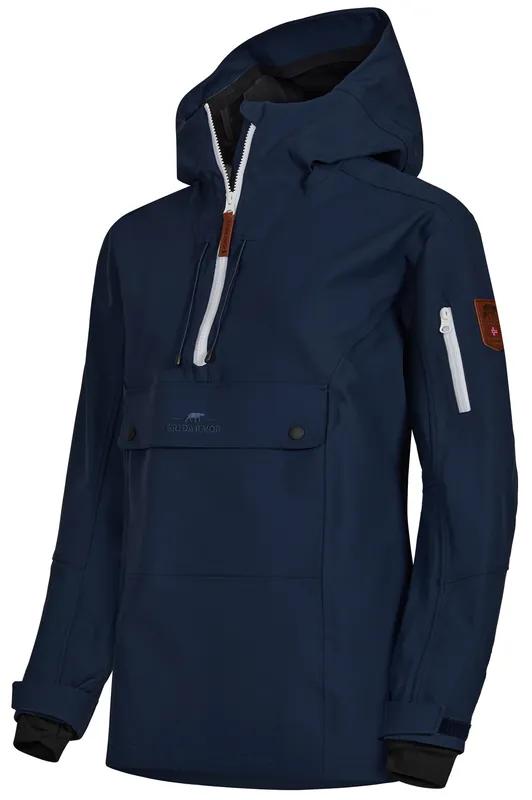 Erbjudande Gridarmor Women's Skare Soft Shell Anorak Navy Blazer