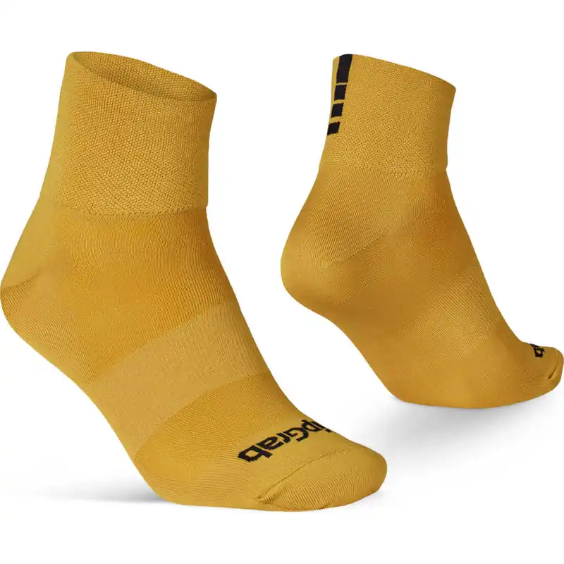 Rabatt Gripgrab Lightweight SL Short Summer Socks Mustard Yellow