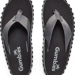 Gumbies Unisex Duckbill Flipflops Black/Grey Kampanjpris