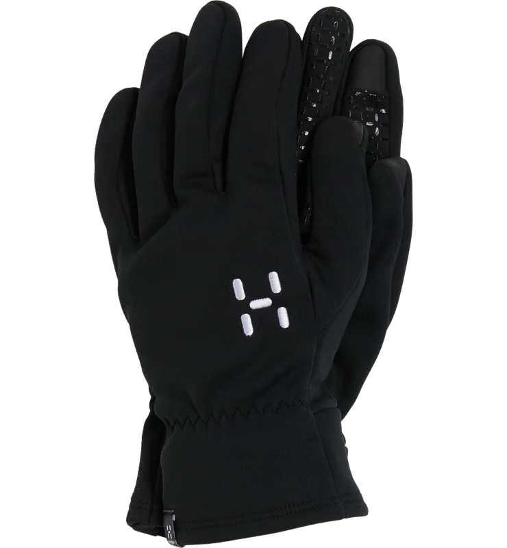 Haglöfs Bow Windstopper Glove True Black Extra rabatt