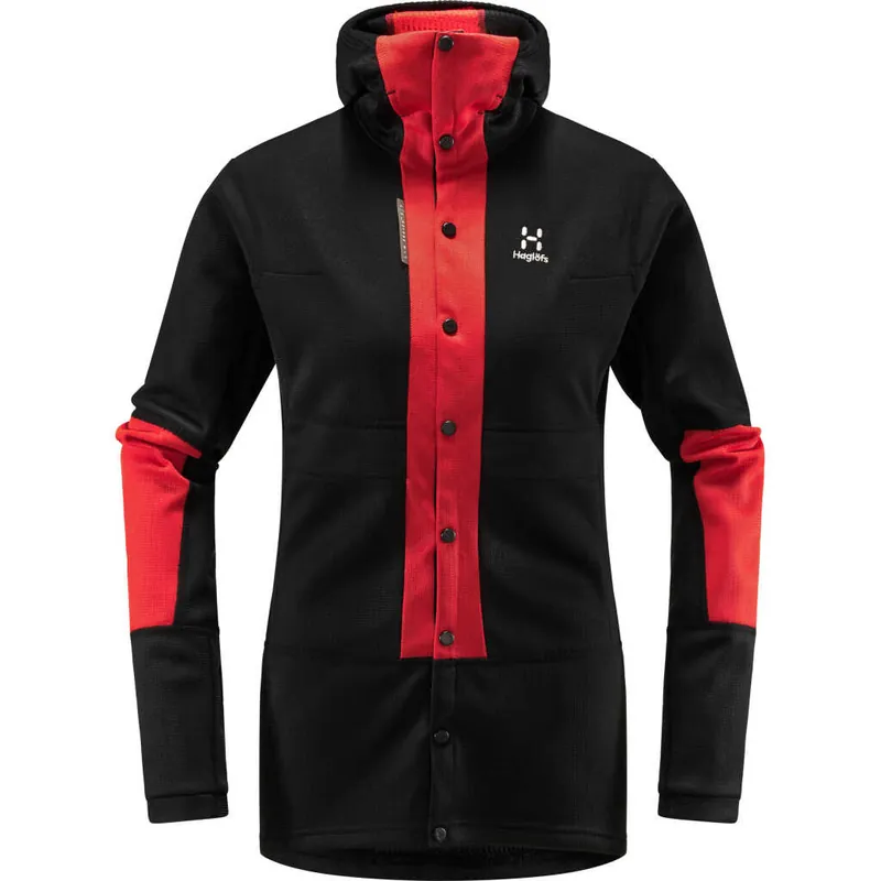 Sista chansen Haglöfs L.I.M ZT Sync 1 Mid Hood Women True Black/Zenith Red