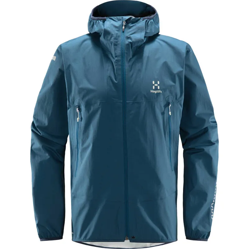 Handla nu Haglöfs Men's L.I.M Proof Jacket Dark Ocean