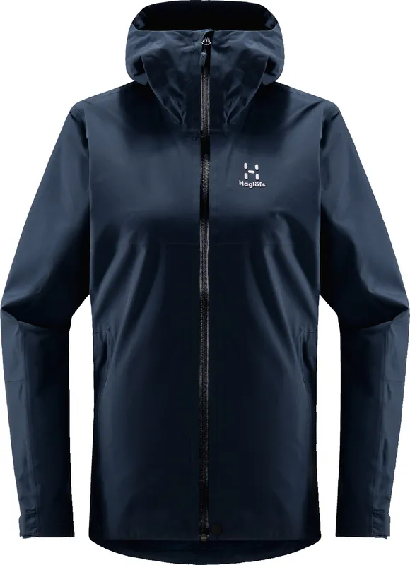 Haglöfs Women's Finch Proof Jacket Tarn Blue Sista chansen