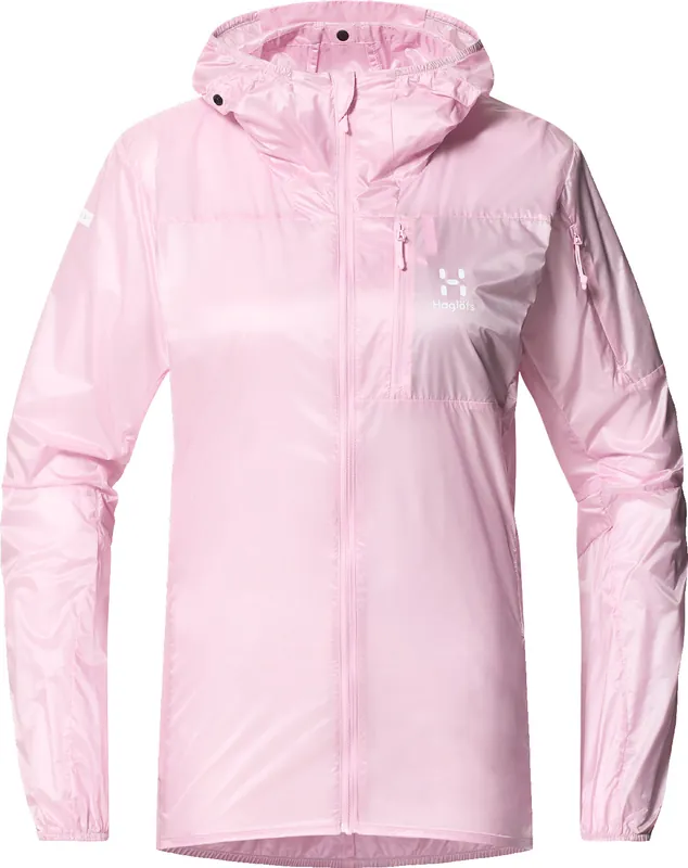 Haglöfs Women's L.I.M Shield Hood Fresh Pink Utförsäljning