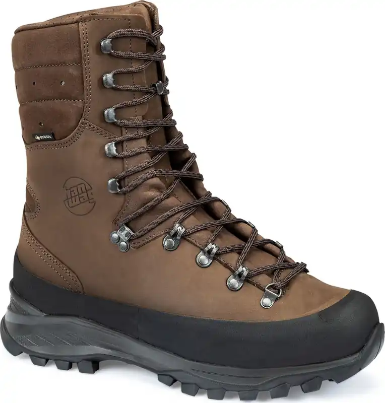 Fri frakt Hanwag Men's Brenner Pro Wide Gore-Tex Brown/Asphalt
