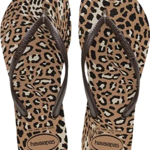 Kampanjpris Havaianas Women's Slim Animals Rose Gold/Cafe