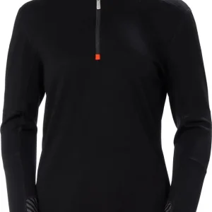 Helly Hansen Workwear Women's Halfzip Shirt Lifa Merino Black Lågt pris