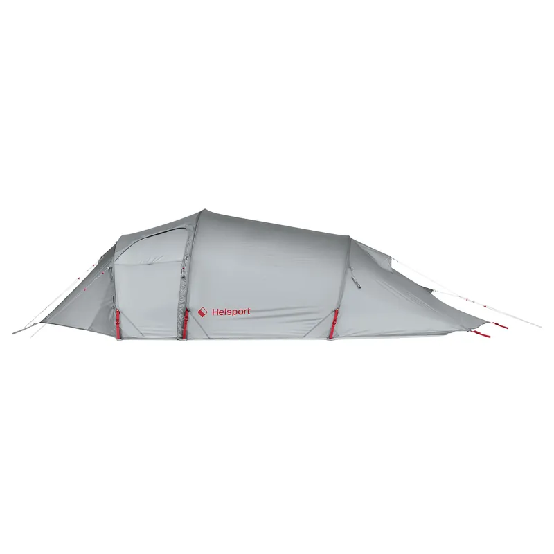 Helsport Explorer Lofoten Pro 2 Tent Stone Grey/Ruby Red Billig