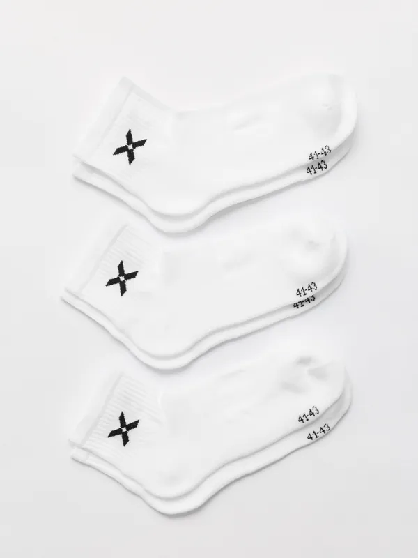 CROSS SPORTSWEAR 3P MID GOLF SOCK Beställ idag