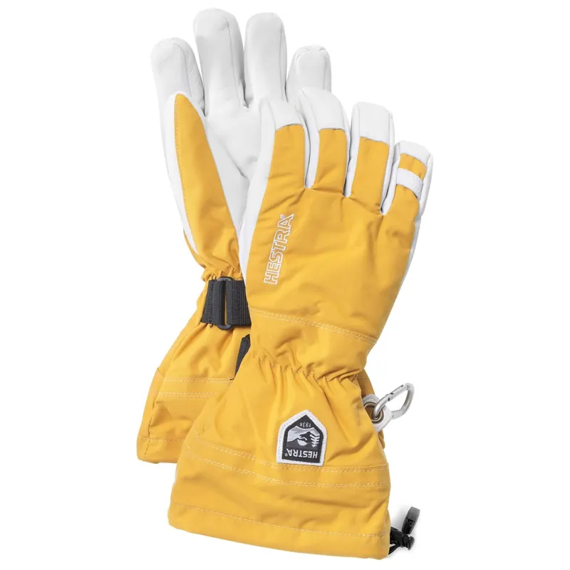 Hestra Army Leather Heli Ski Mustard Sista chansen