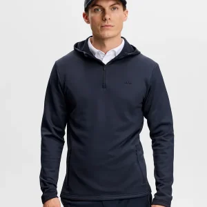 J LINDEBERG AERIAL QUARTER ZIP HOOD Expressleverans
