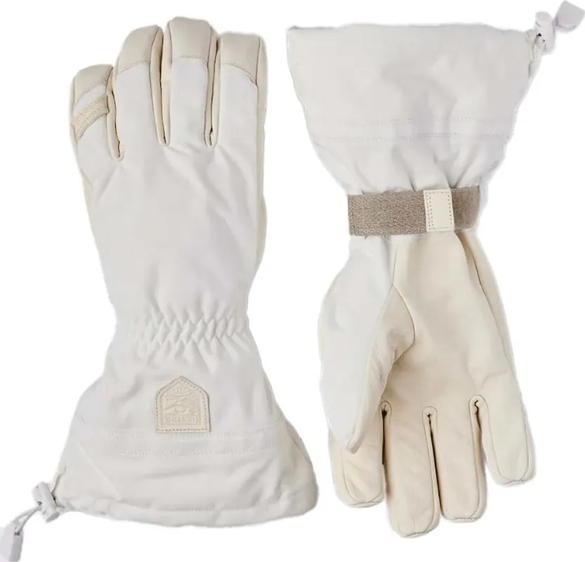 Hestra Mono Wool 5 Finger Offwhite Populär