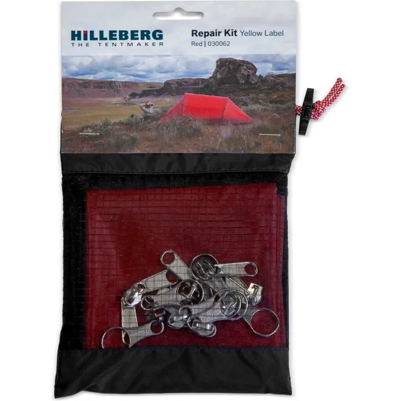 Begränsat antal Hilleberg Repair Kit Yellow Label Red