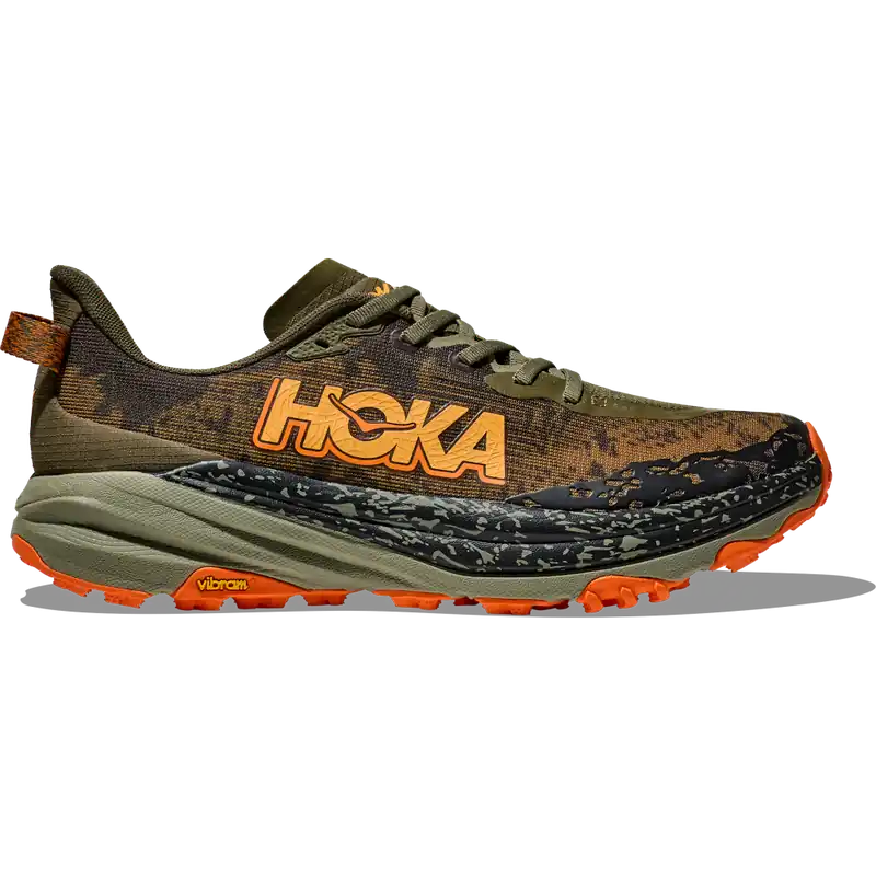 Begränsad tid Hoka Men's Speedgoat 6 Wide Antique Olive / Squash