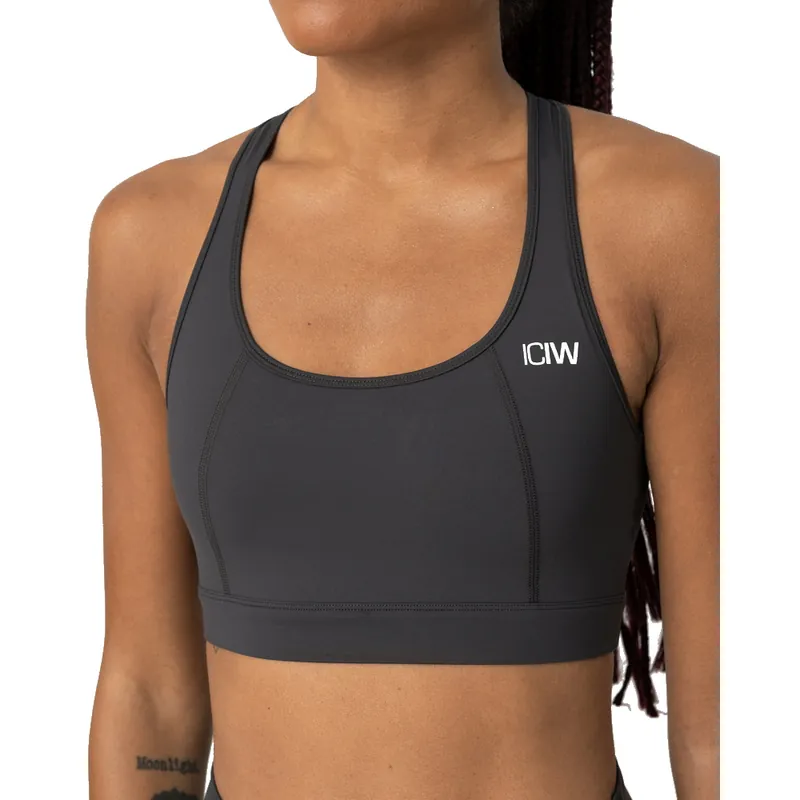 Extra rabatt ICANIWILL Classic Sports Bra Anthracite