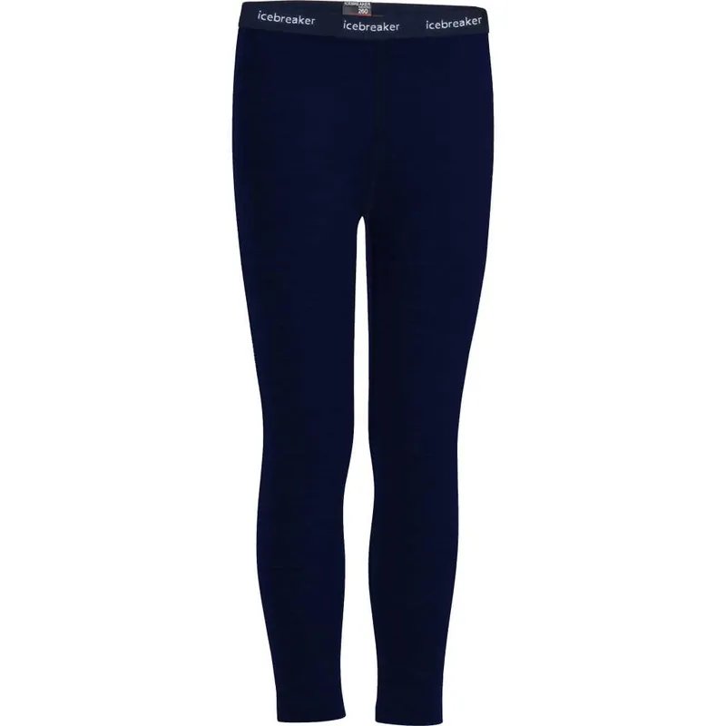 Icebreaker Kids' 260 Tech Leggings Midnight Navy Populärt val