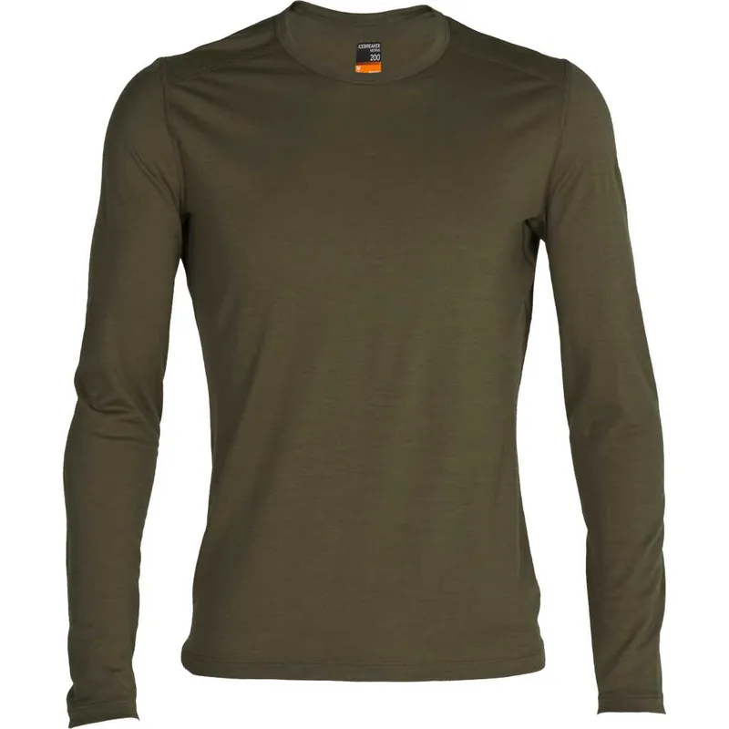 Begränsat antal Icebreaker Men's 200 Oasis Long Sleeve Crewe Loden