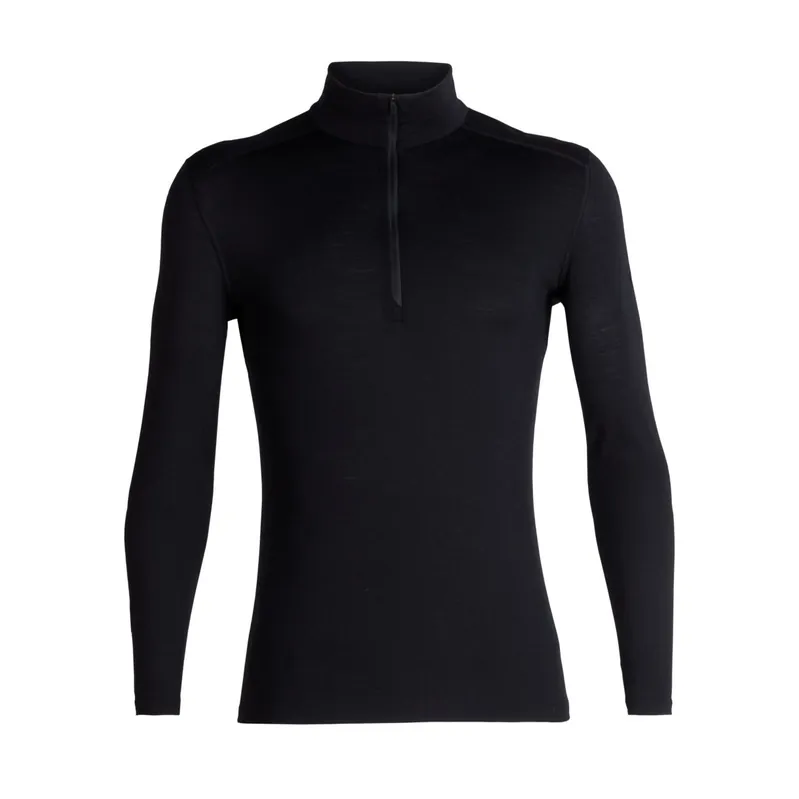 Kundfavorit Icebreaker Men's 200 Oasis Longsleeve Half Zip Black