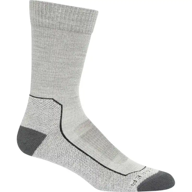 Billigare Icebreaker Men's Hike+ Light Crew Blizzard Heather