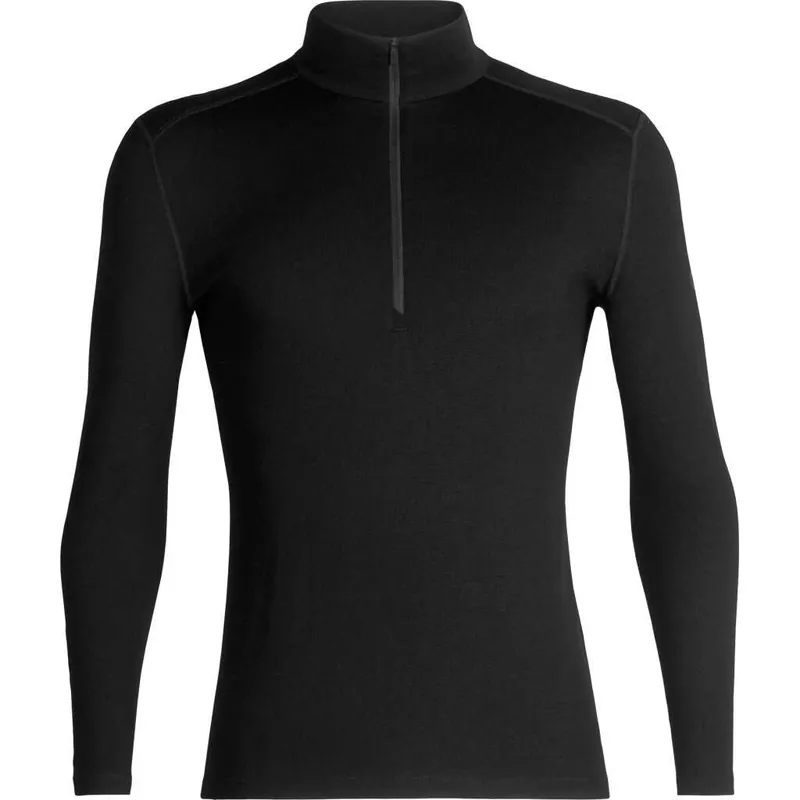 Beställ idag Icebreaker Men's Merino 260 Tech Long Sleeve Half Zip Thermal Top Black