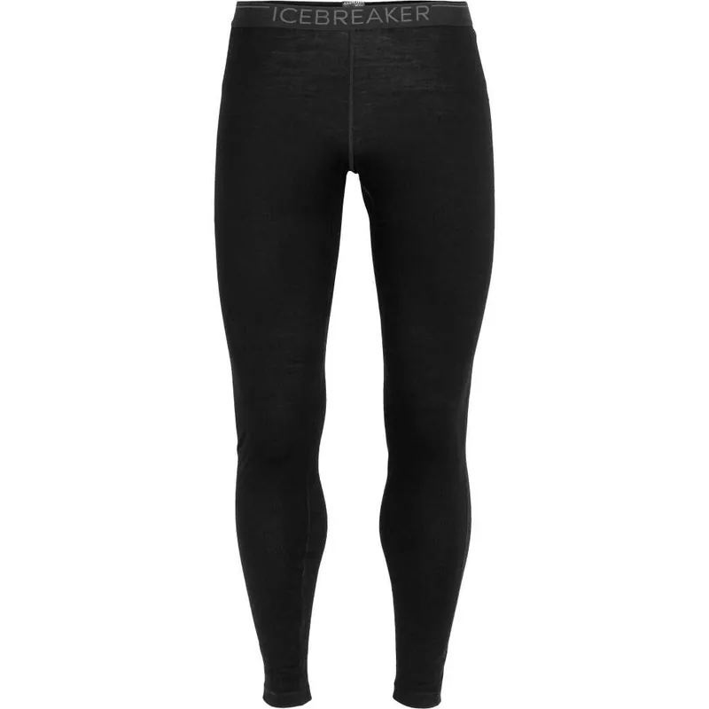 Fri frakt Icebreaker Men's Merino 260 Tech Thermal Leggings Black