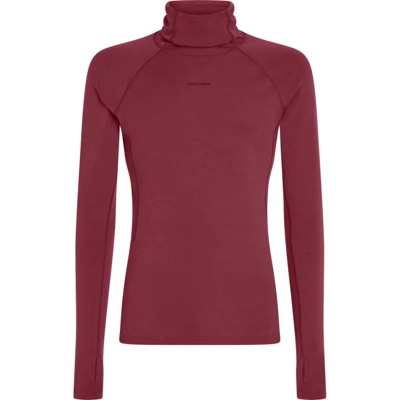 Billig Icebreaker Men's Merino 300 Merinofine™ Polar Longsleeve Roll Neck Port