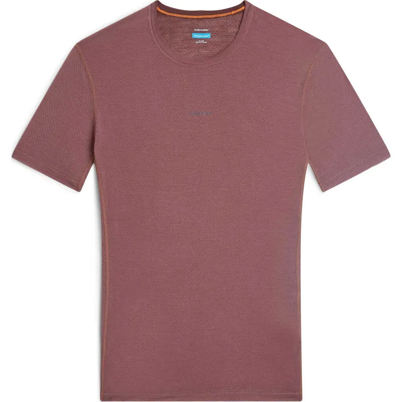 Kampanjpris Icebreaker Men's Merino 75 Cool-Lite Featherlight Shortsleeve Crewe Carob