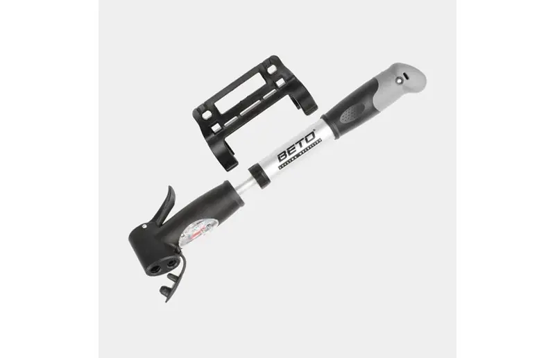 Beställ nu Beto Minipump Double-Hxs + Ramfäste Silver