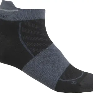Billigare Icebreaker Women's Merino Run+ Ultralight Micro Socks Black/Graphite