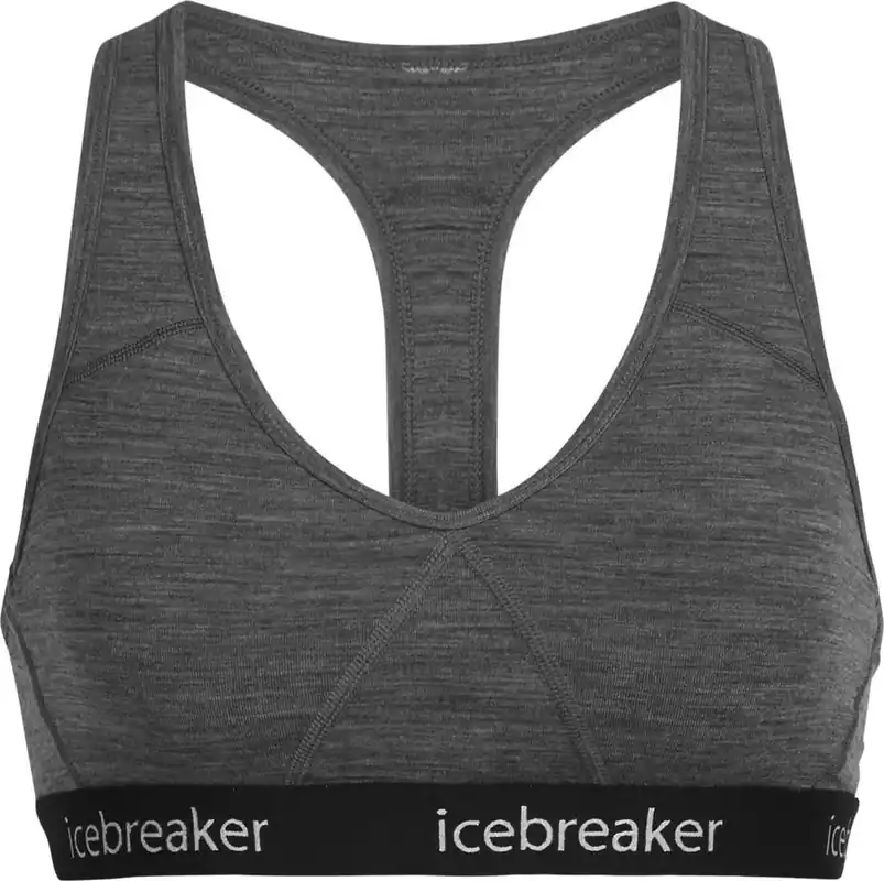 I lager Icebreaker Women's Sprite Racerback Bra Gritstone Hthr
