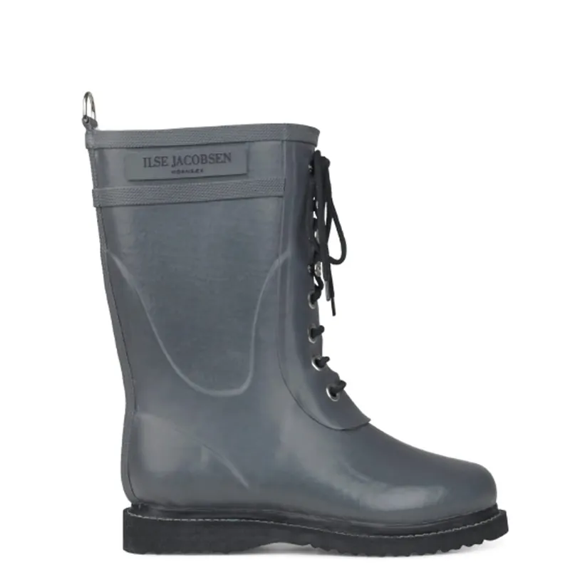 Ilse Jacobsen Women's 3/4 Rubberboot Grey Erbjudandepris