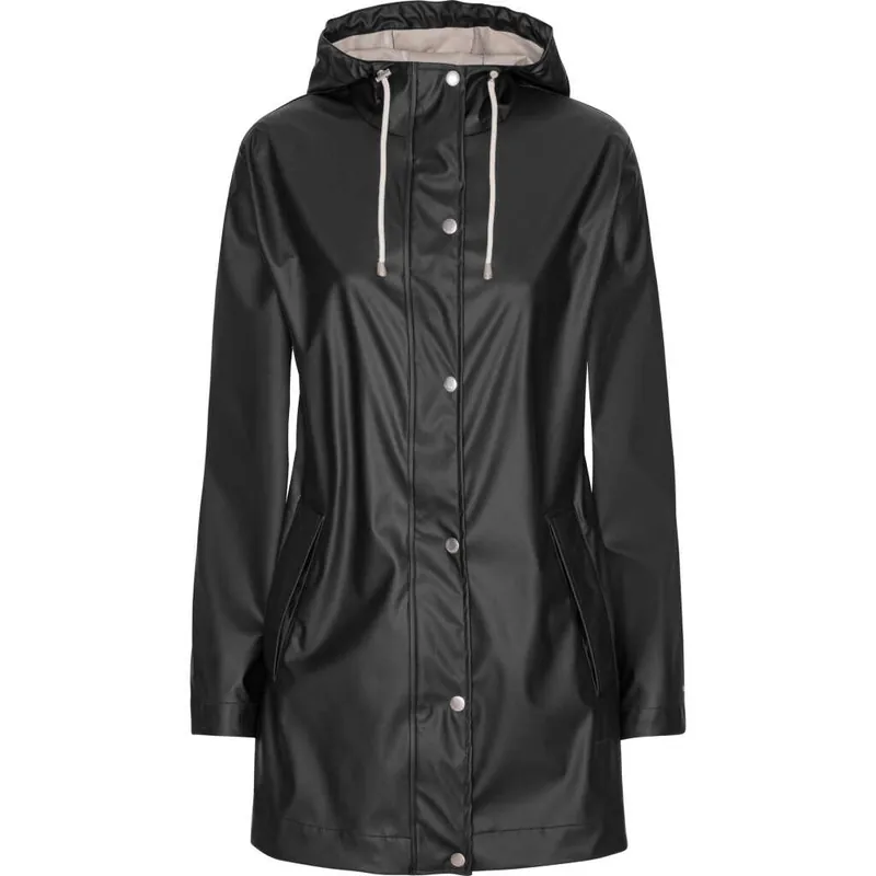 risnedsättning Ilse Jacobsen Women's Rain Jacket Black Beauty
