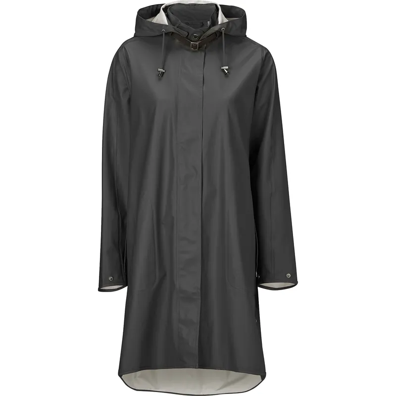 Utförsäljning Ilse Jacobsen Women's Raincoat Detachable Hood Dark Shadow