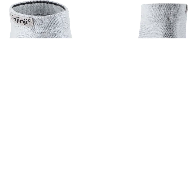 Injinji Men's Run Lightweight Mini-Crew Grey Rabatter