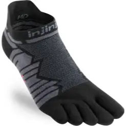 Billigare Injinji Men's Ultra Run No-Show Onyx