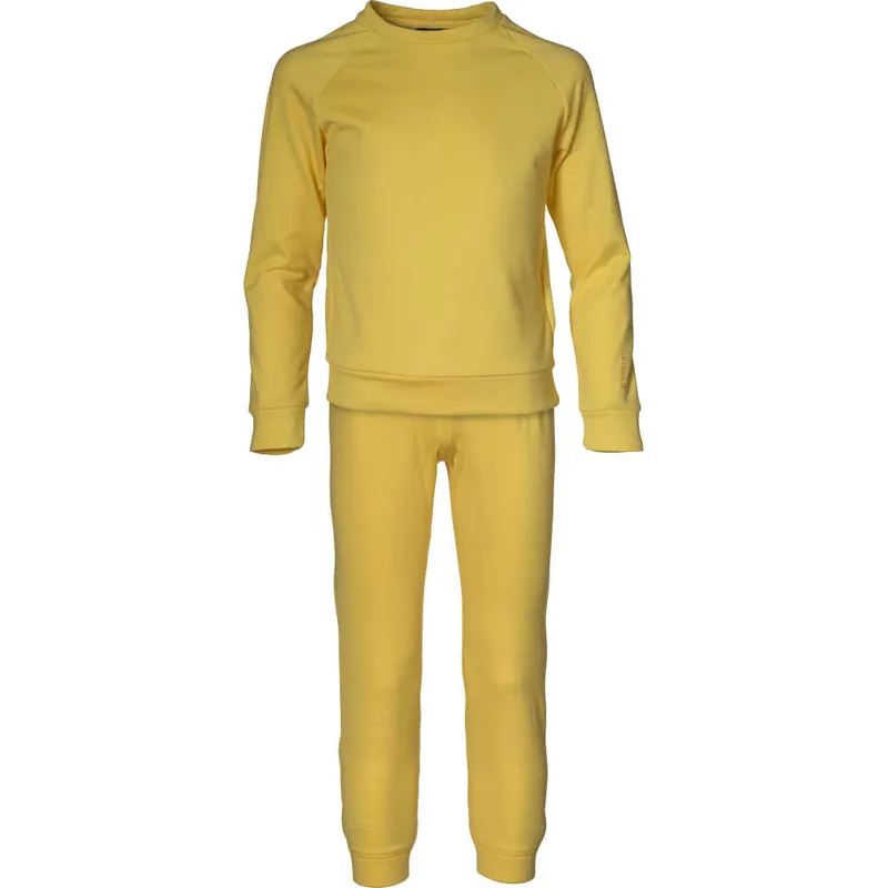 Isbjörn of Sweden Kids' Panda Chill Sweater & Pant Bananacream Handla nu
