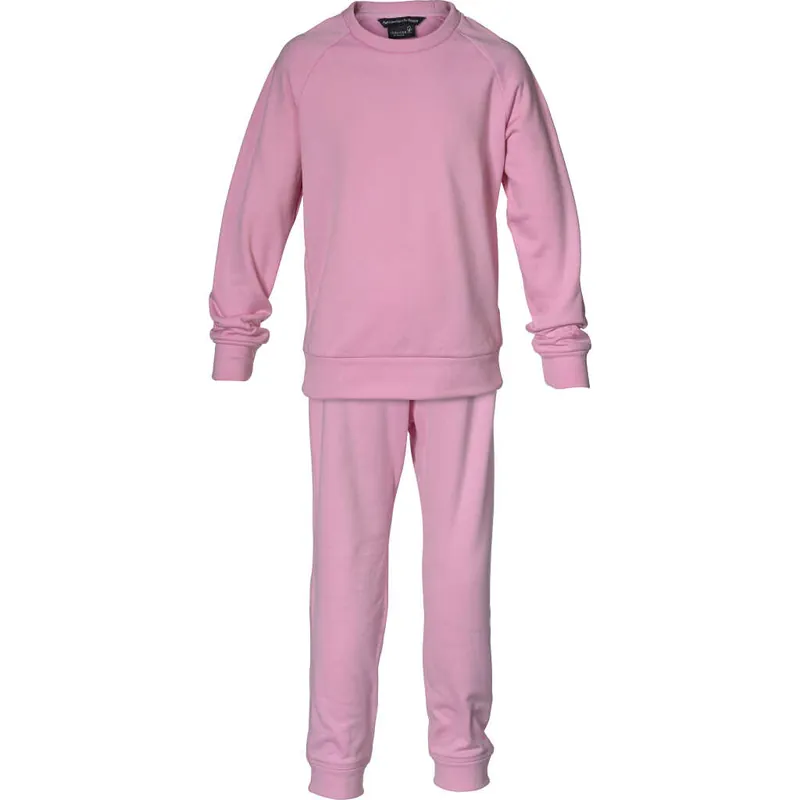 Isbjörn of Sweden Kids' Panda Chill Sweater & Pant Frostpink Kampanjpris