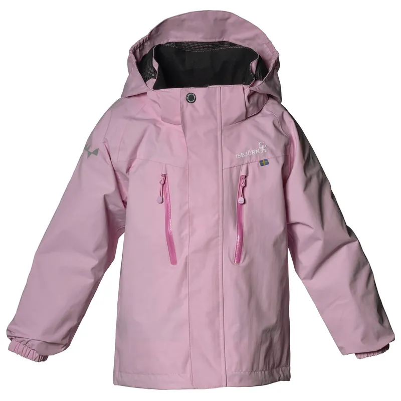 Beställ idag Isbjörn of Sweden Kids' Storm Hard Shell Jacket Frostpink