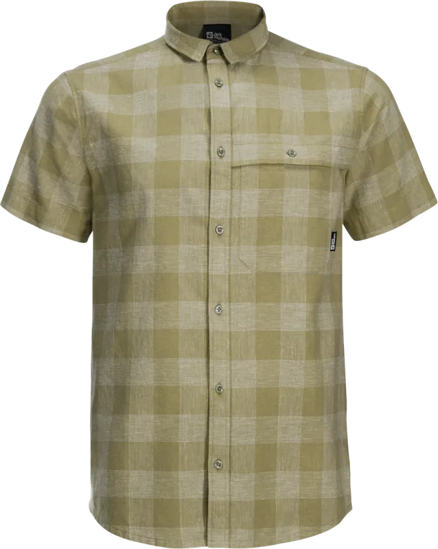 Jack Wolfskin Men's Highlands Shirt Bay Leaf Check Beställ nu